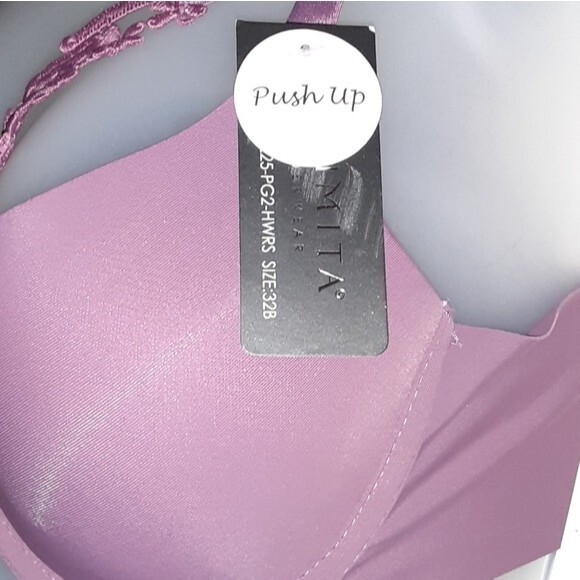 Youmita Hawthorne Rose Floral Embroidery 32B Bra NWT - Picture 5 of 7